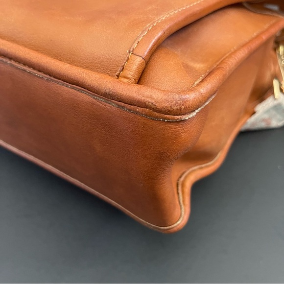 Coach Vintage Morgan Briefcase British Tan Touch-lock Clos… - Picture 4 of 16